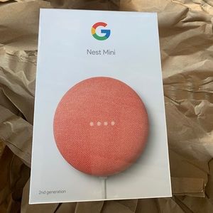 Google Nest Mini Coral (Limited Edition)